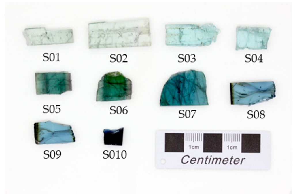 Different Color Variations of Amazonite