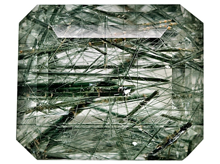 Actinolite in Quartz