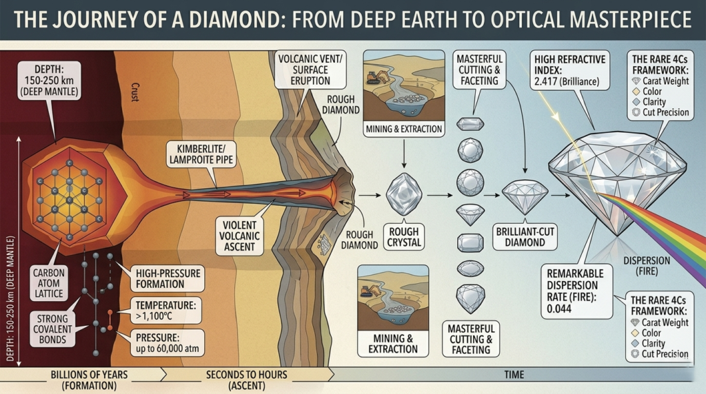 Diamond: A Comprehensive Guide to History, Science, and the 4Cs