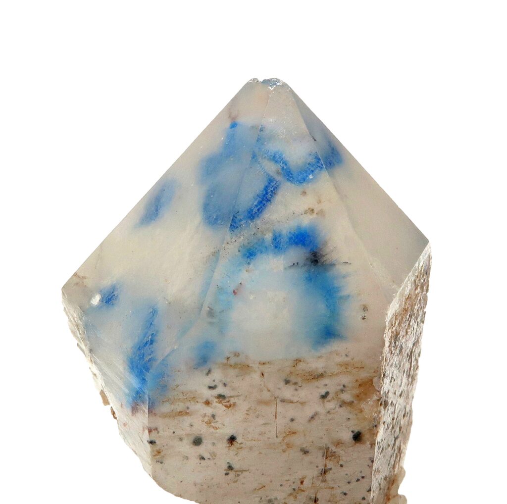 透明石英中的帕帕戈石包裹体