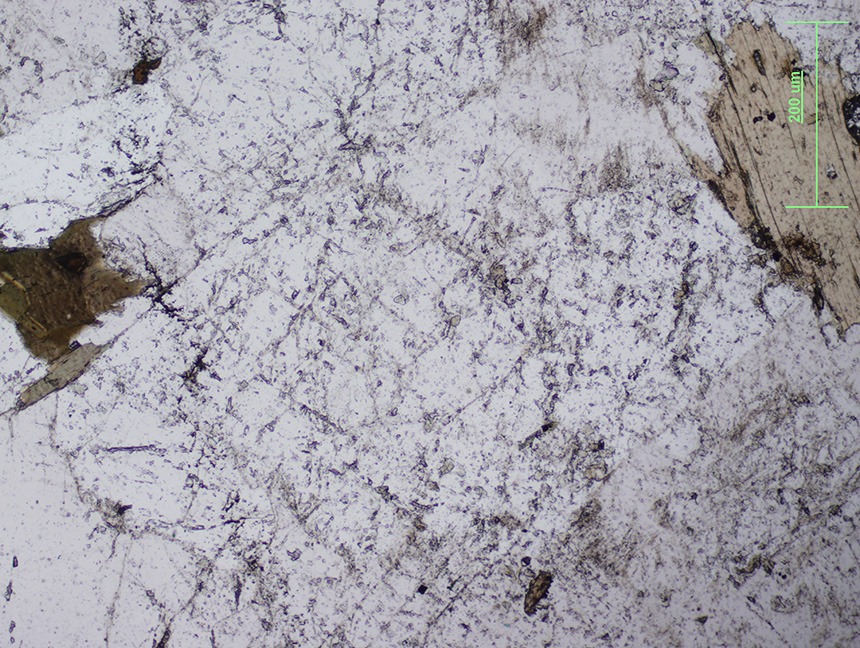 Orthoclase colorless properties