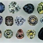 Assorted colorful corundum gemstones