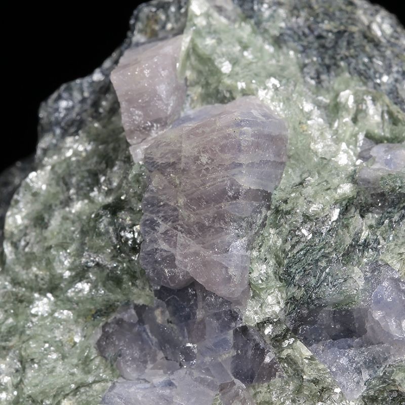 A close-up view of the Lawsonite mineral specimen